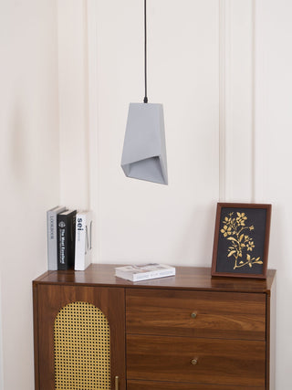 Geo Lampe Suspendue Industrielle en Ciment