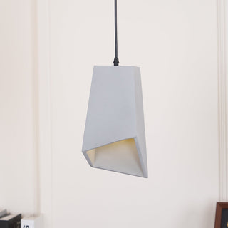 Geo Lampe Suspendue Industrielle en Ciment