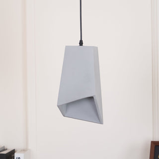 Geo Lampe Suspendue Industrielle en Ciment