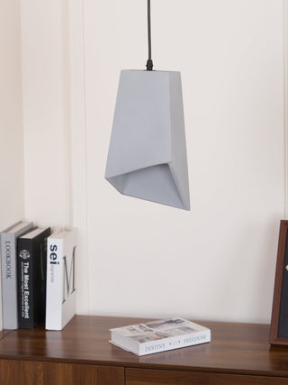 Geo Lampe Suspendue Industrielle en Ciment