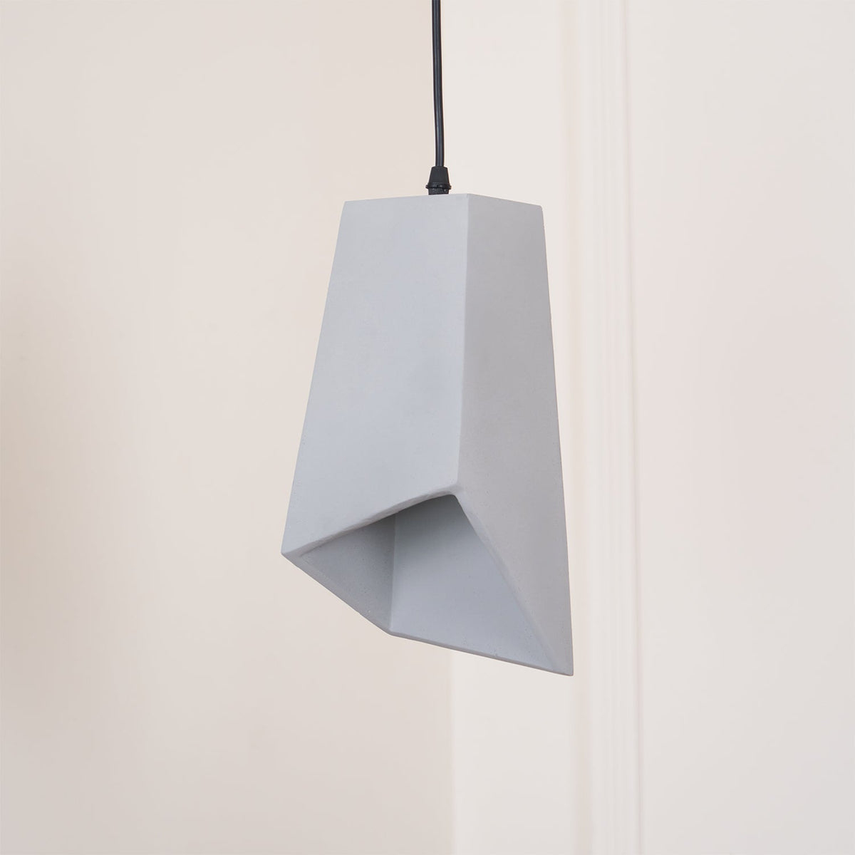 Geo Lampe Suspendue Industrielle en Ciment