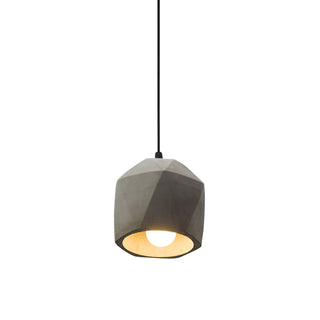Geo Lampe Suspendue Industrielle en Ciment