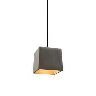 Geo Lampe Suspendue Industrielle en Ciment