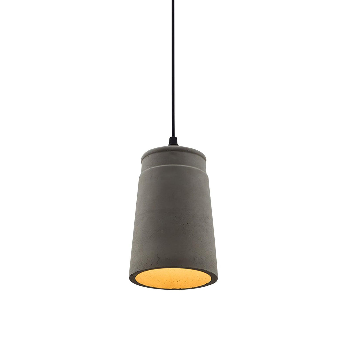 Geo Lampe Suspendue Industrielle en Ciment