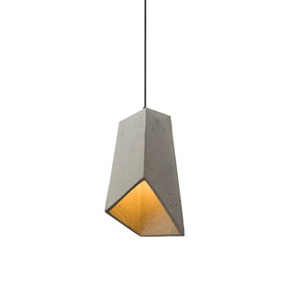 Geo Lampe Suspendue Industrielle en Ciment