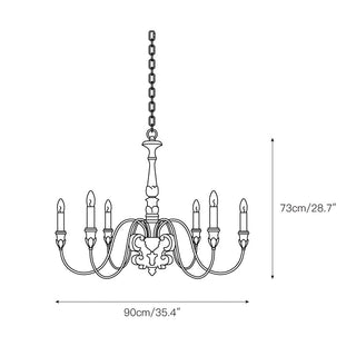 Geovanna Lustre Métal Solide Industriel Vintage