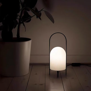 Firaie Lampe de Table en Verre Minimaliste