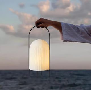 Firaie Lampe de Table en Verre Minimaliste