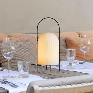 Firaie Lampe de Table en Verre Minimaliste