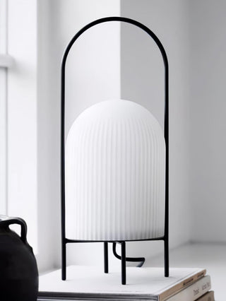 Firaie Lampe de Table en Verre Minimaliste