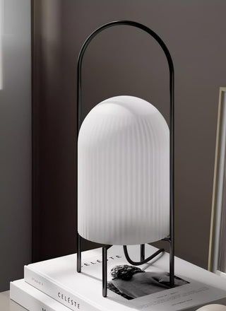 Firaie Lampe de Table en Verre Minimaliste