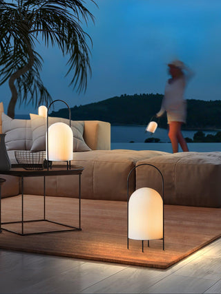 Firaie Lampe de Table en Verre Minimaliste