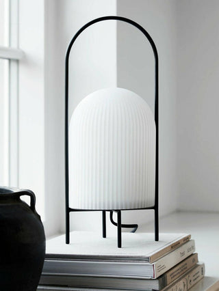 Firaie Lampe de Table en Verre Minimaliste