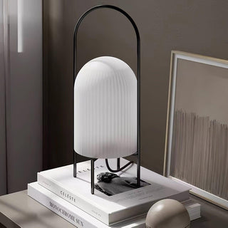 Firaie Lampe de Table en Verre Minimaliste