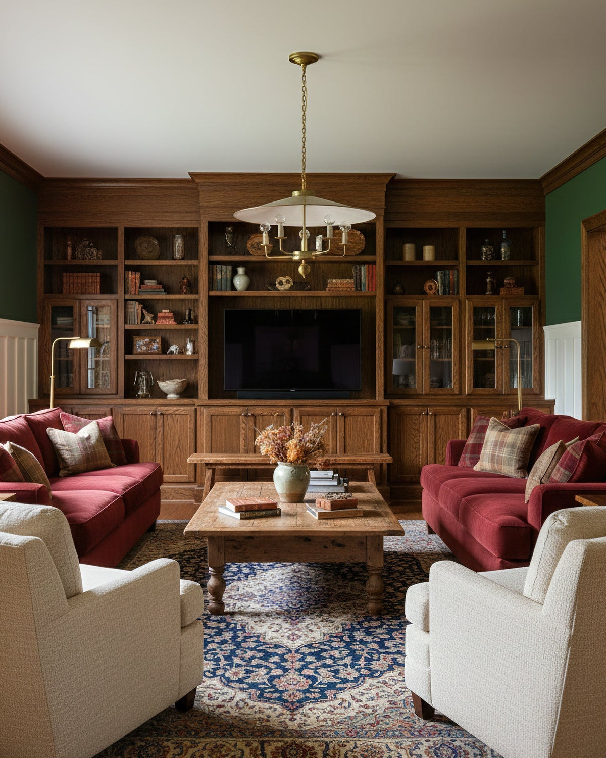 Gideon Pendant Lamp installed in a stylish entryway.