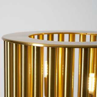 Elios Gilded Cage Table Lamp-Neutral Decor