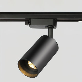 Bera Éclairage sur Rail Doré Cylindrique pour Salon