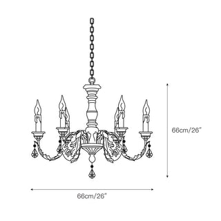 Ivinila Lustre Industriel Vintage En Bois Massif Et Cristal