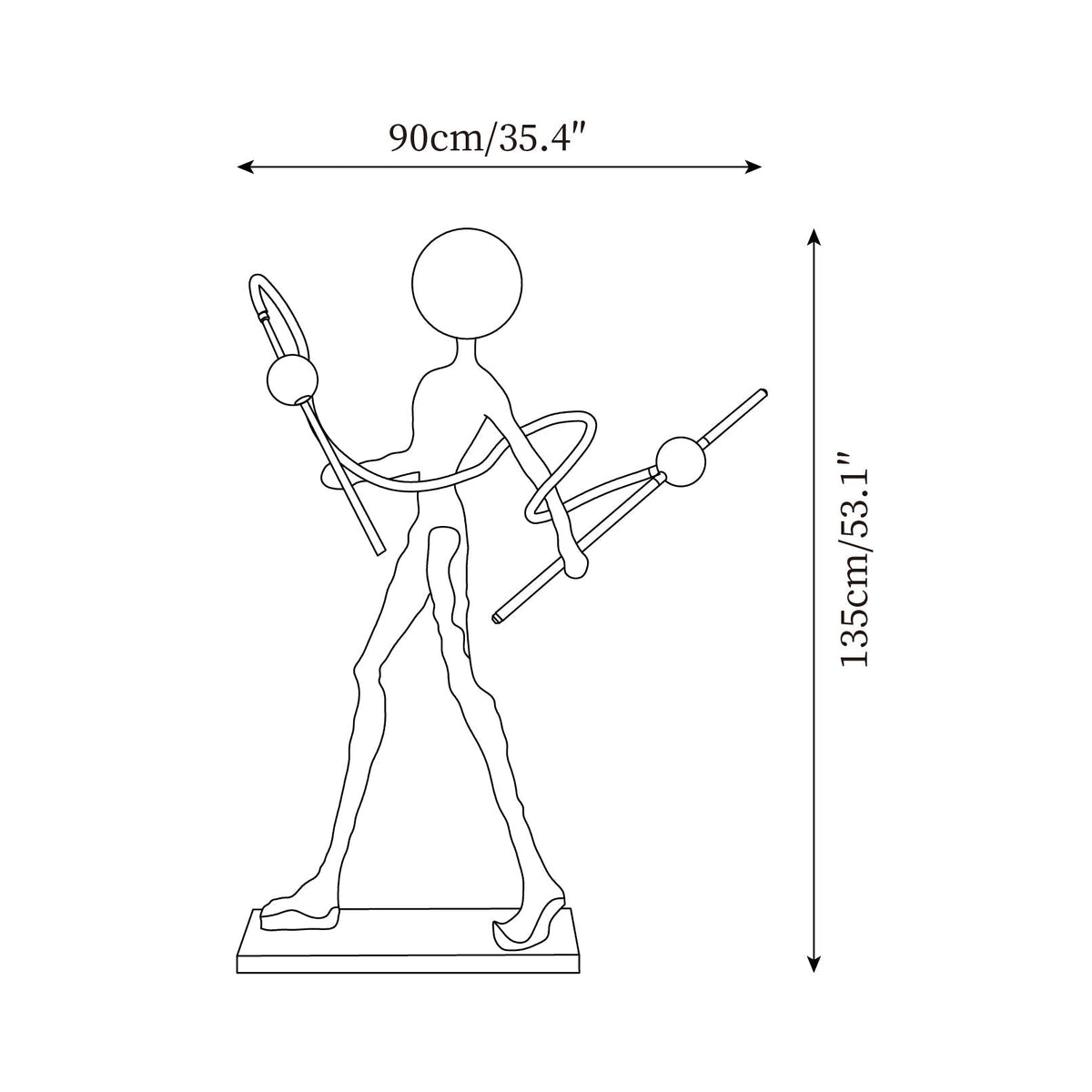 Pulse Lampadaire Sculpture