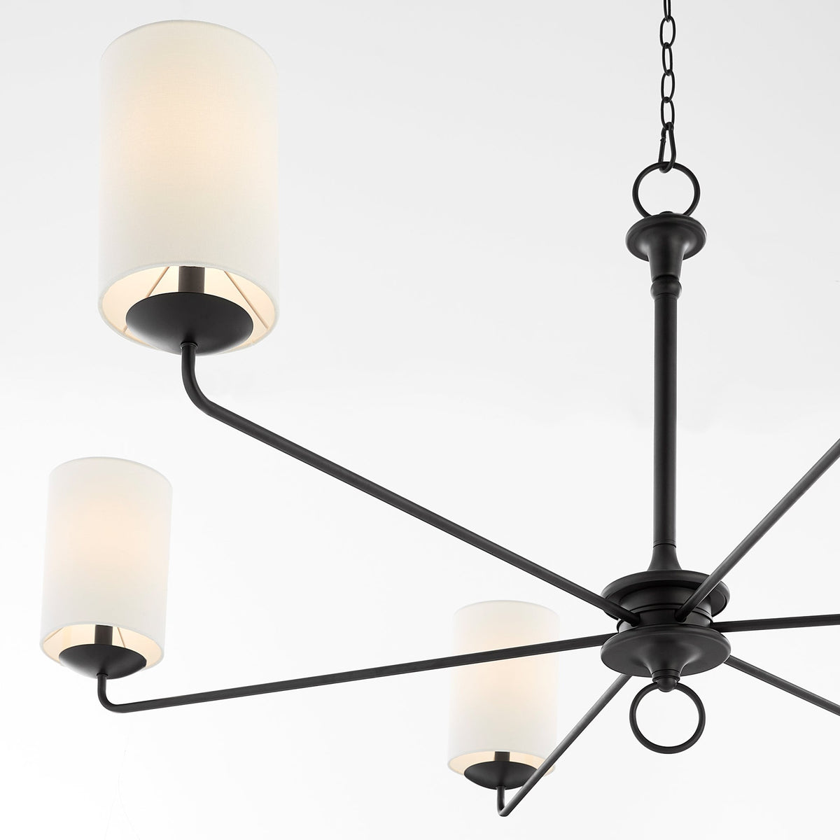 Olthean Lustre Industriel Vintage En Tissu Et Laiton