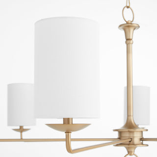 Olthean Lustre Industriel Vintage En Tissu Et Laiton