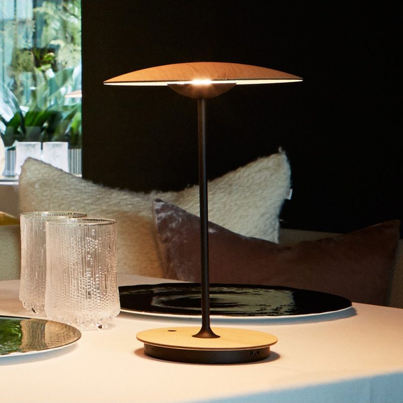 Elaarelia Lampe de Table Élégante Minimaliste
