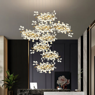 Olivia Céramique Gingko Feuille Lustre