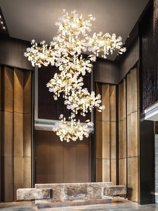 Olivia Céramique Gingko Feuille Lustre