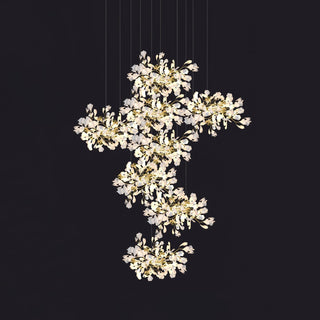 Olivia Céramique Gingko Feuille Lustre