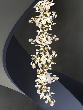 Olivia Céramique Gingko Feuille Lustre