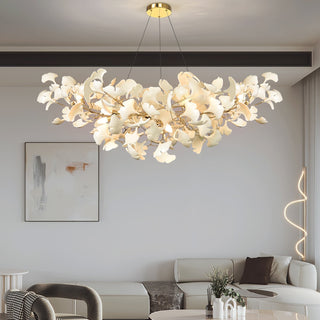 Metr Lustre de Luxe en Céramique pour Salon en Forme d’Arc en U