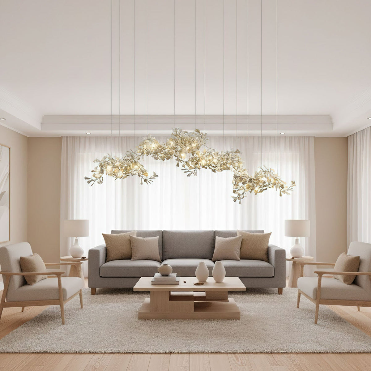 Gingko Chandelier C-Neutral Decor