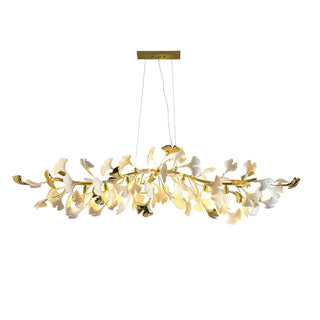 Olivia Lustre linéaire en céramique Gingko
