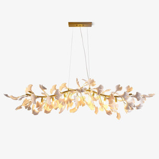 Olivia Lustre linéaire en céramique Gingko