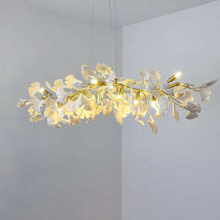 Olivia Lustre linéaire en céramique Gingko