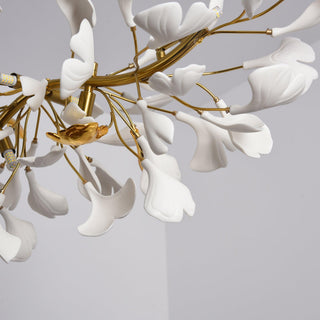 Olivia Lustre linéaire en céramique Gingko