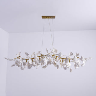 Olivia Lustre linéaire en céramique Gingko