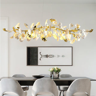 Olivia Lustre linéaire en céramique Gingko