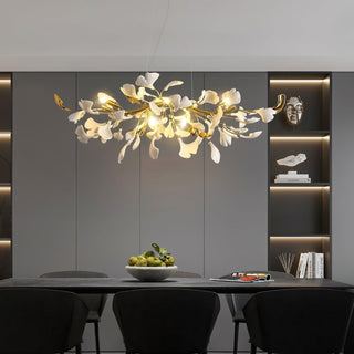 Olivia Lustre linéaire en céramique Gingko