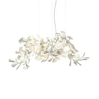 Olivia Lustre en Céramique Feuilles de Ginkgo aux Courbes Organiques