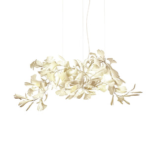 Olivia Lustre en Céramique Feuilles de Ginkgo aux Courbes Organiques