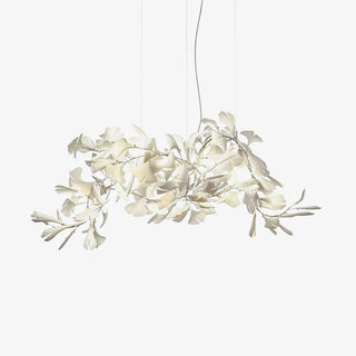 Olivia Lustre en Céramique Feuilles de Ginkgo aux Courbes Organiques
