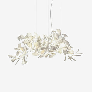 Olivia Lustre en Céramique Feuilles de Ginkgo aux Courbes Organiques