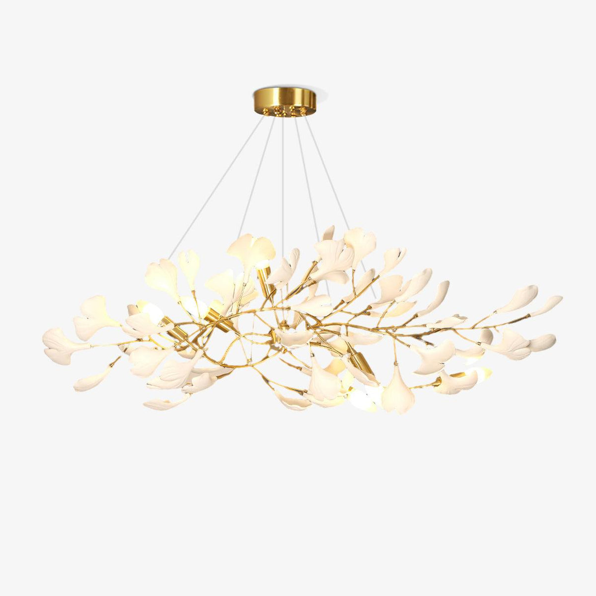 Dostix Suspension en Céramique Feuilles Gingko