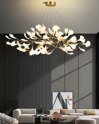 Dostix Suspension en Céramique Feuilles Gingko