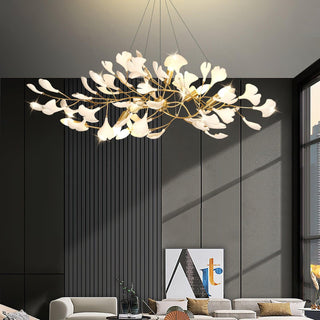 Dostix Suspension en Céramique Feuilles Gingko