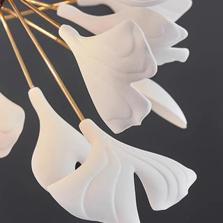 Olivia Lustre en Céramique Ginkgo Art Feuilles
