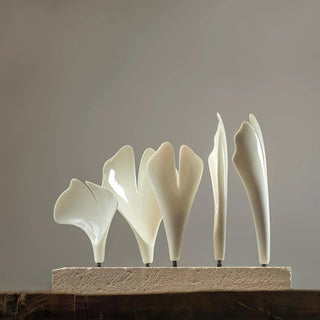 Olivia Lustre en Céramique Ginkgo Art Feuilles