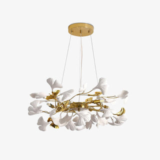 Aurora Lustre Ginkgo Leaf Ceramic Sculptural