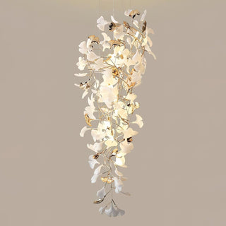 Olivia Céramique Gingko Cascadant Lustre